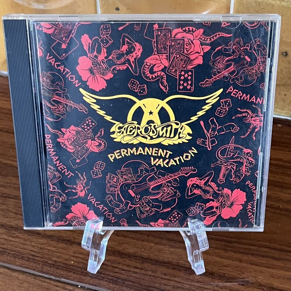 Aerosmith Permanent Vacation CD 1987 Geffen Records